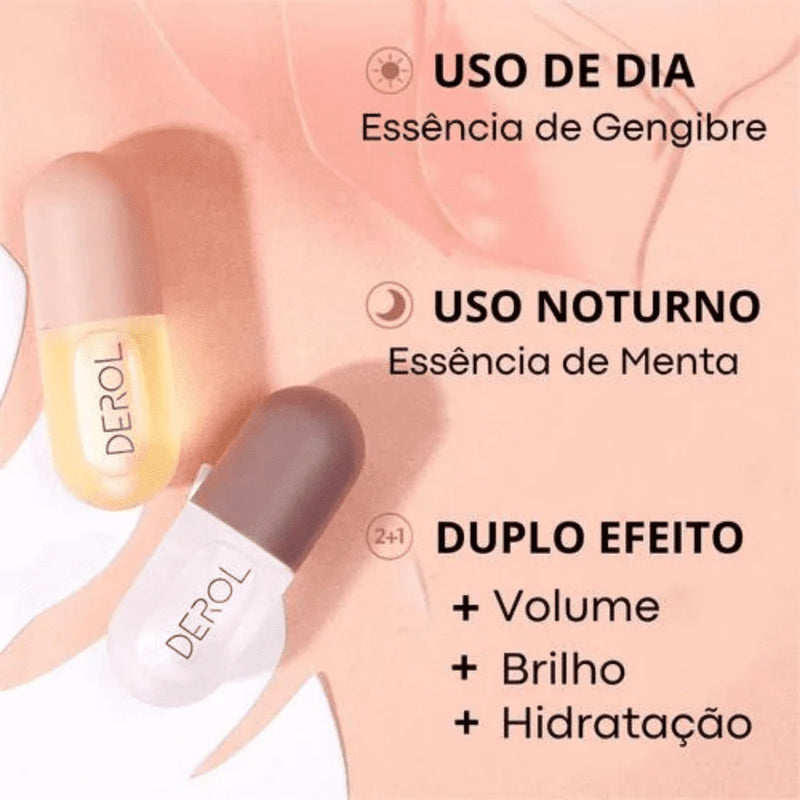 Gloss Preenchedor Derol – Volume Instantâneo e Impermeável
